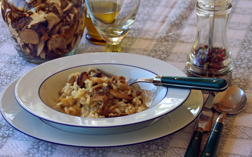 mushroom risotto recipe